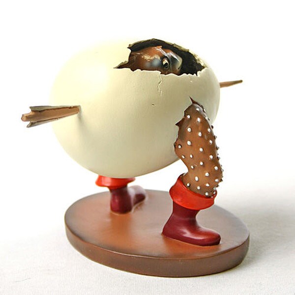 Statue Egg Monster from Last Judgement by Heronymus Bosch Sculpture